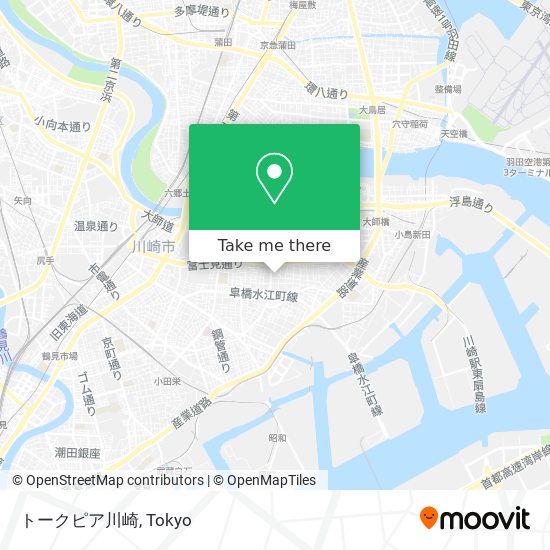 トークピア川崎 map