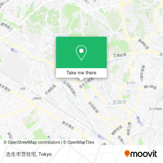 忠生市営住宅 map