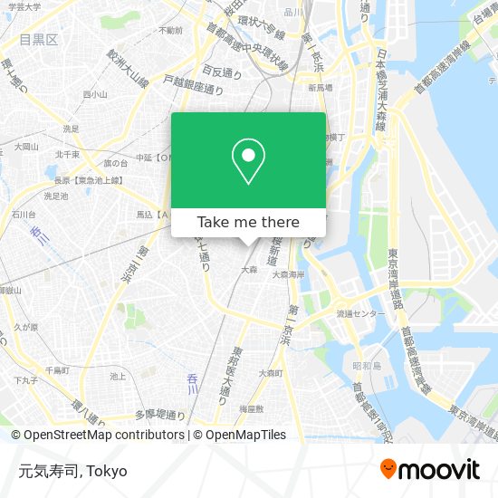 元気寿司 map