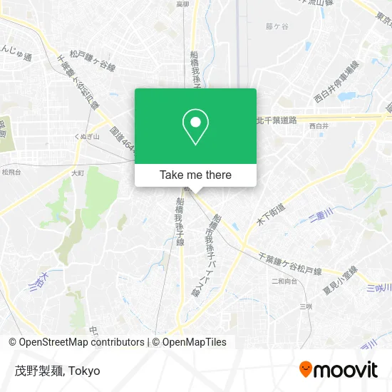 茂野製麺 map