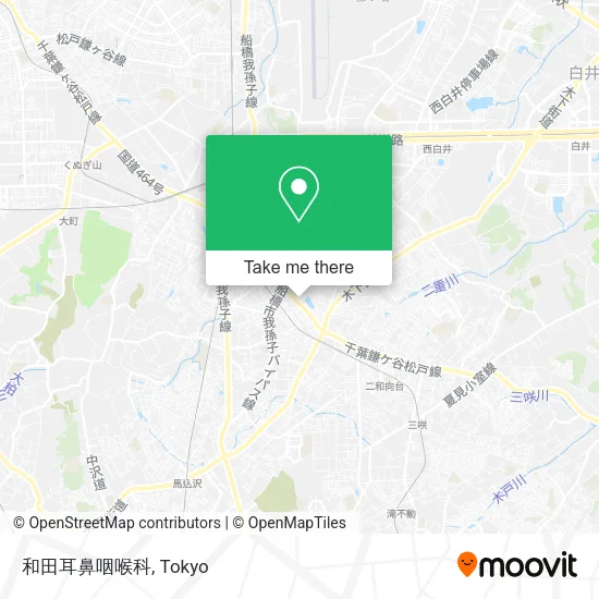 和田耳鼻咽喉科 map