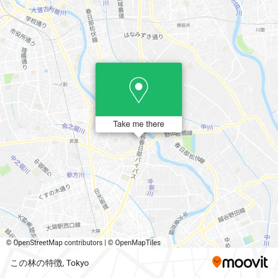 この林の特徴 map