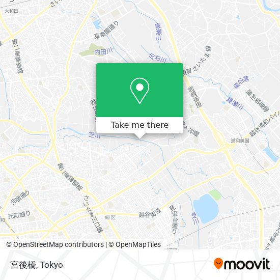 宮後橋 map