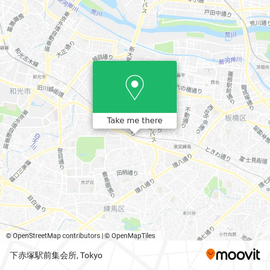 下赤塚駅前集会所 map