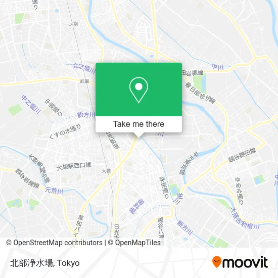 北部浄水場 map