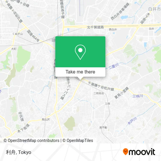 利舟 map