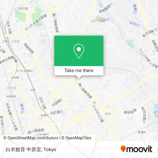 白衣観音 中原堂 map