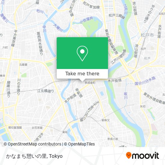 かなまち憩いの里 map