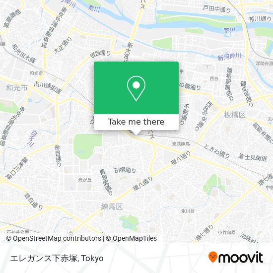 エレガンス下赤塚 map