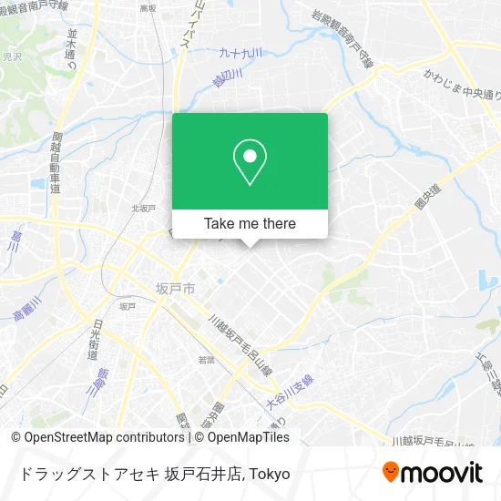 ドラッグストアセキ 坂戸石井店 map