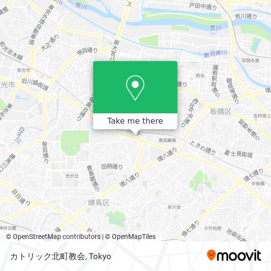 カトリック北町教会 map