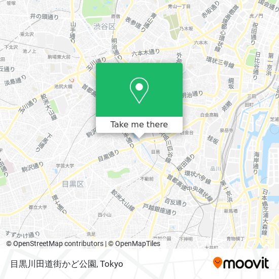 目黒川田道街かど公園 map