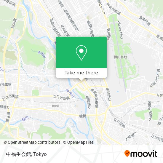 中福生会館 map
