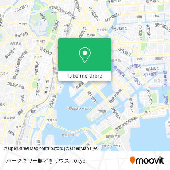 パークタワー勝どきサウス map