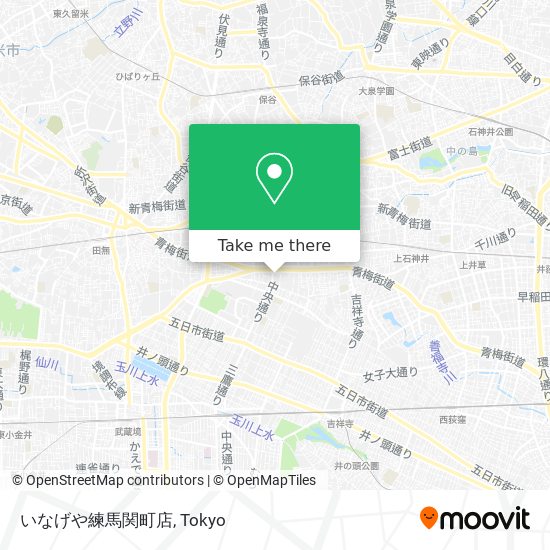 いなげや練馬関町店 map