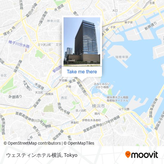 ウェスティンホテル横浜 map