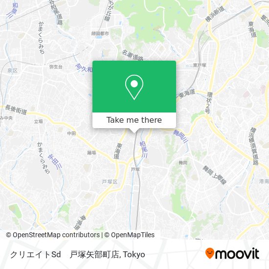 クリエイトSd　戸塚矢部町店 map