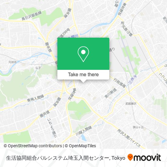 生活協同組合パルシステム埼玉入間センター map