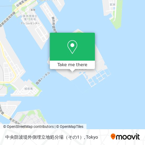 中央防波堤外側埋立地処分場（その1） map
