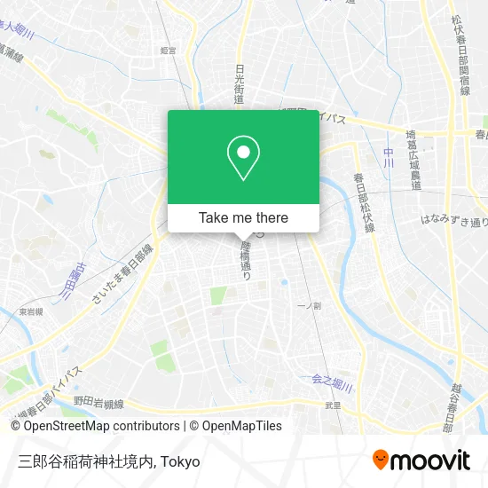 三郎谷稲荷神社境内 map