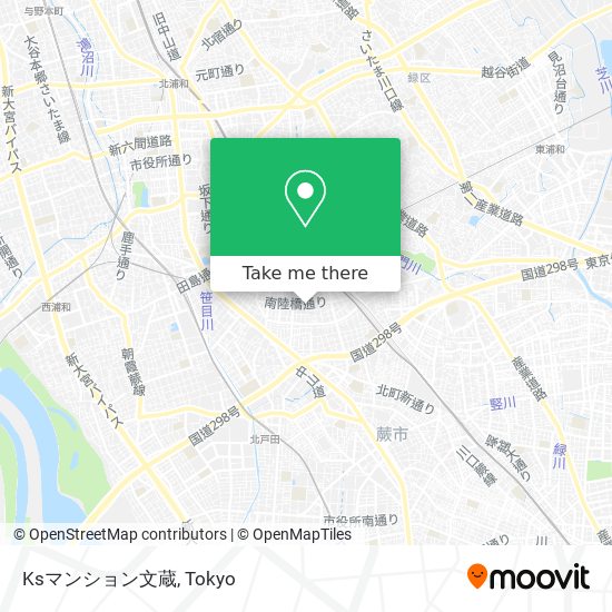Ksマンション文蔵 map