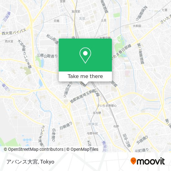 アバンス大宮 map