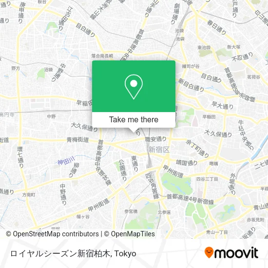 ロイヤルシーズン新宿柏木 map