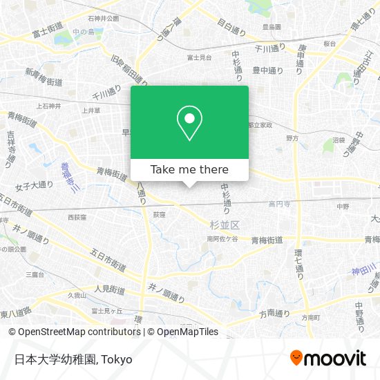 日本大学幼稚園 map