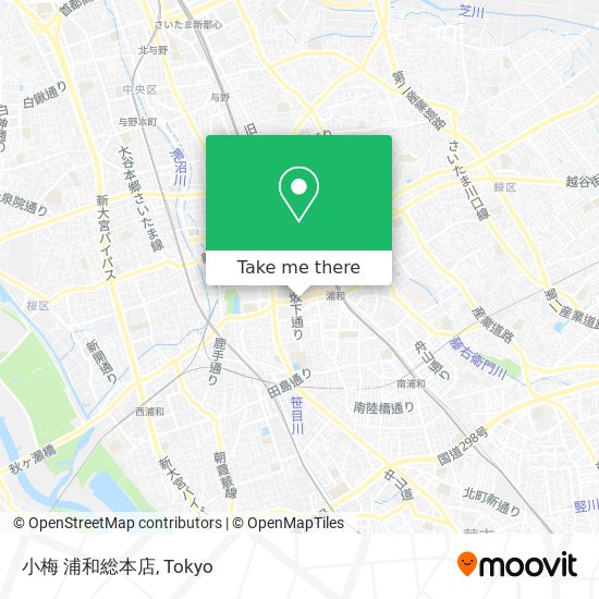 小梅 浦和総本店 map