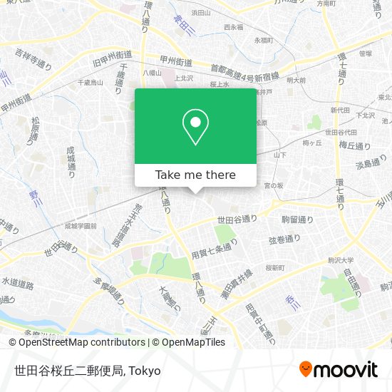 世田谷桜丘二郵便局 map