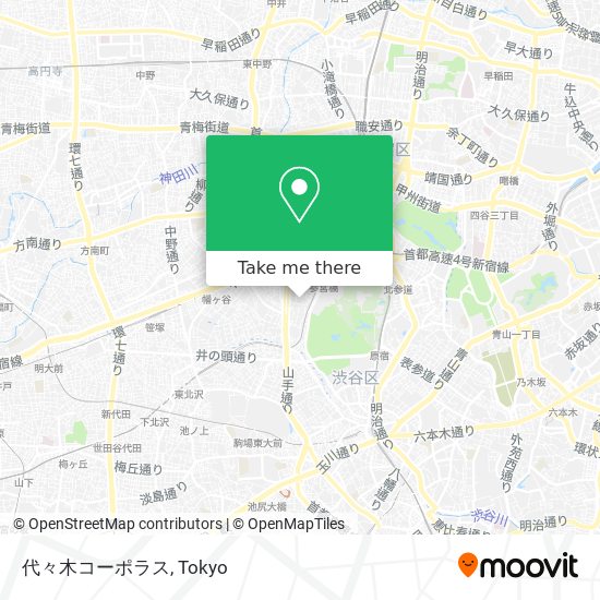 代々木コーポラス map