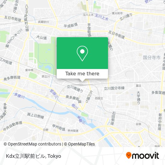 Kdx立川駅前ビル map