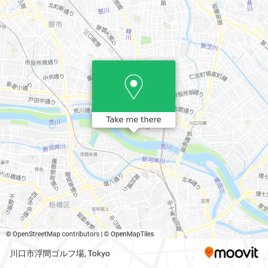 川口市浮間ゴルフ場 map