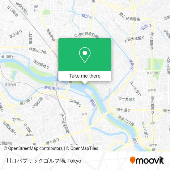 Kawaguchi Public Golf Course map