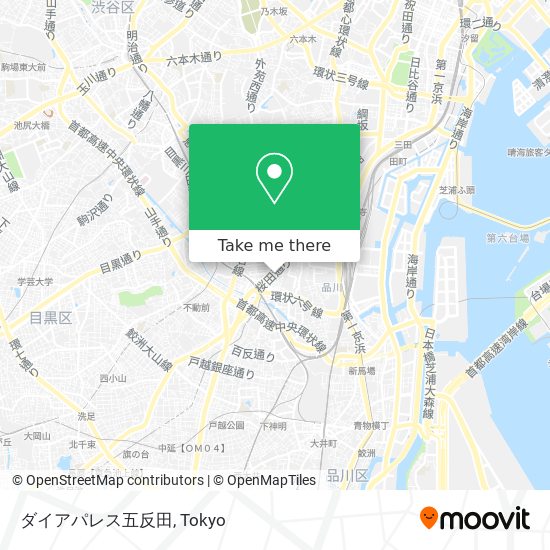 ダイアパレス五反田 map