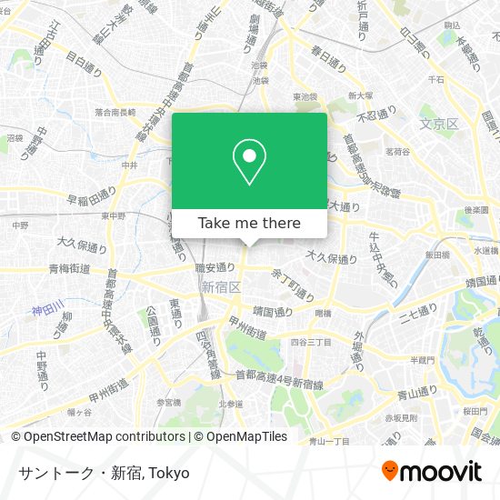 サントーク・新宿 map