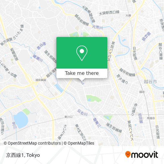 京西線1 map