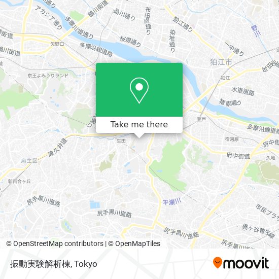 振動実験解析棟 map