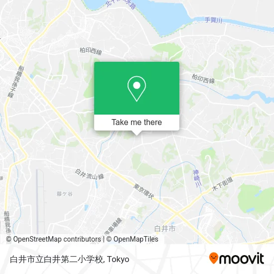 白井市立白井第二小学校 map