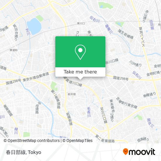 春日部線 map