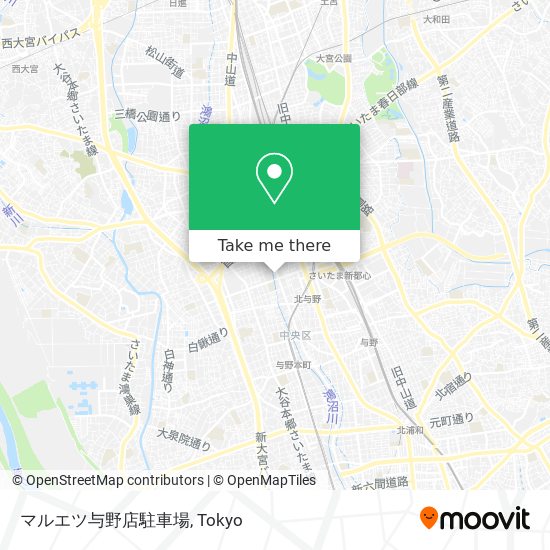 マルエツ与野店駐車場 map