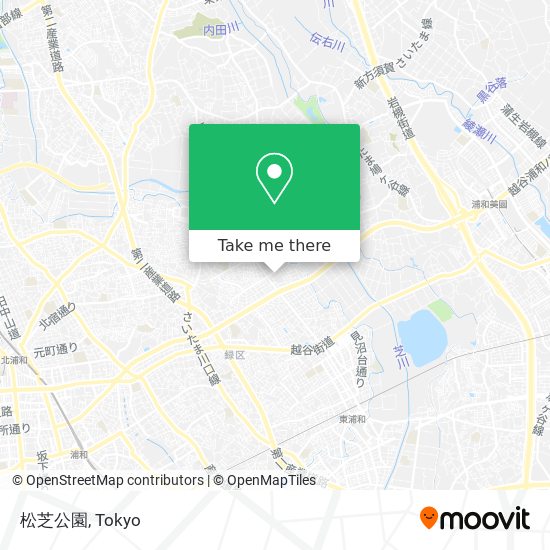 松芝公園 map
