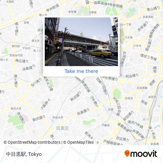 中目黒駅 map