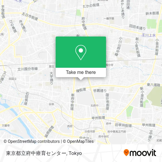 東京都立府中療育センター map