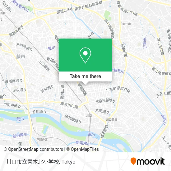 川口市立青木北小学校 map