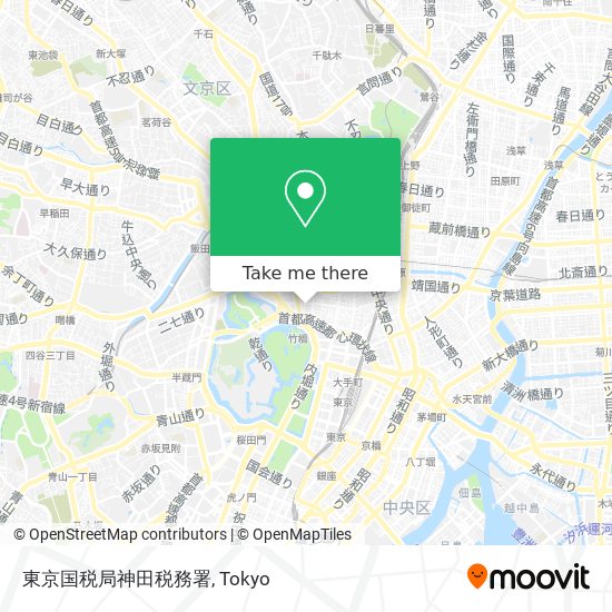 東京国税局神田税務署 map