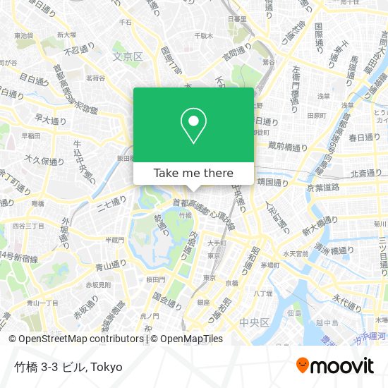 竹橋 3-3 ビル map