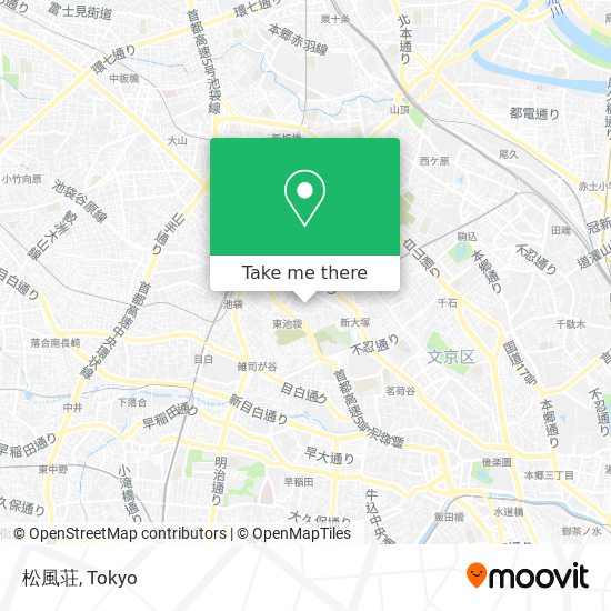 松風荘 map