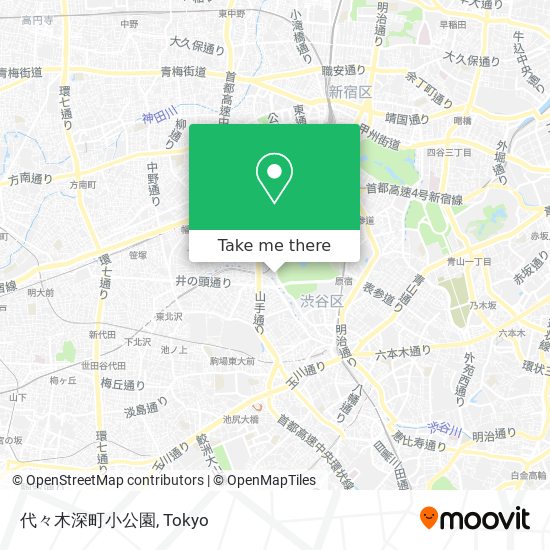 代々木深町小公園 map