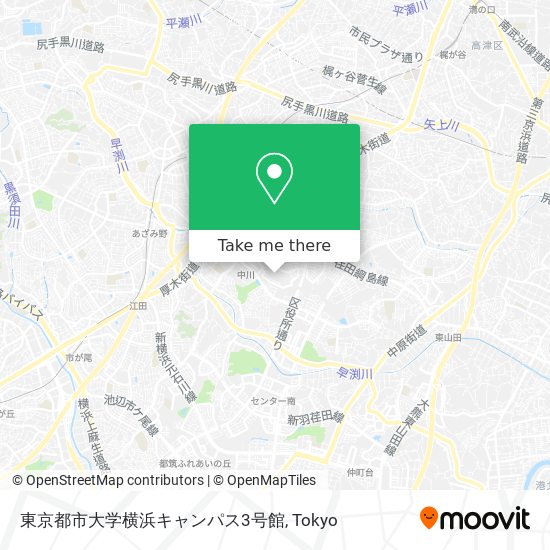 東京都市大学横浜キャンパス3号館 map
